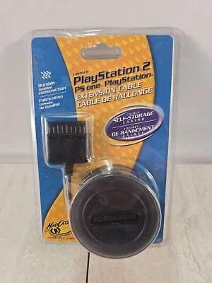 Madcatz Extension PlayStation 2 PS2 PS1 Extension Cable 7 Foot * NEW SEALED  - Image 1 of 4