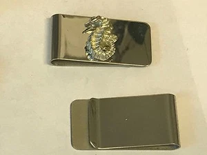 Seahorse TG235 peltre inglés fino en clip para dinero cromado - Imagen 1 de 1