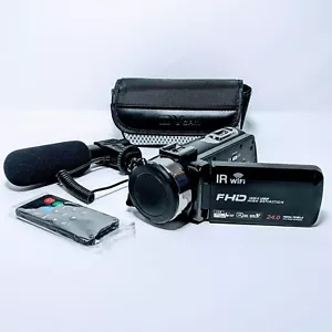 IR WiFi FHD DV Cam 1920 x 1080P High Definition 16x Digital Zoom Touch Screen A - Picture 1 of 6