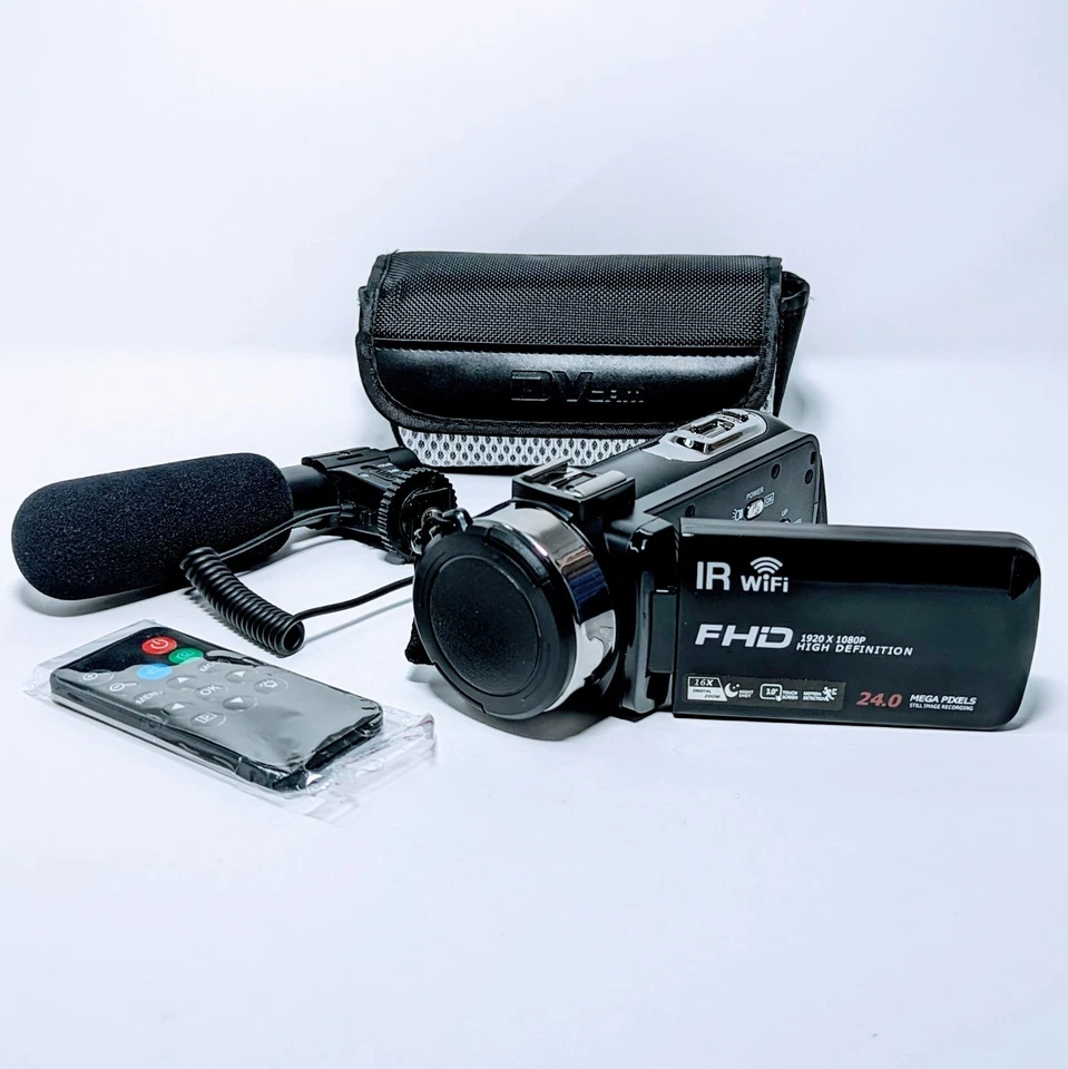 IR WiFi FHD DV Cam 1920 x 1080P High Definition  16x Digital Zoom Touch Screen A - Image 1 of 4