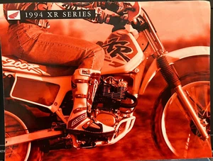 De colección 1994 Honda XR200 XR100 XR80 concesionario folleto de ventas motocicleta moto de cross - Imagen 1 de 2