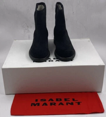 BOTAS ISABEL MARANT SUSEE GAMUZA CAMARGUAI TERCIOPELO CUERO 39 8.5 BO0009FA-A1 Foto 1 de 4
