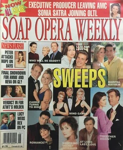PETER ATTACKS HOPE ON DAYS / SWEEPS February 10, 1998 SOAP OPERA WEEKLY Magazine - Picture 1 of 2