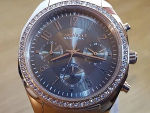 Damen Roségold Bulova Caravelle 44L195 Melissa Bronze Chrono Glitz Uhr NEU - Bild 1 von 9