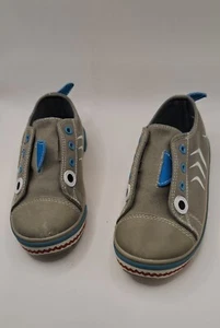 Buckle My Shoe Children's Shark Shoes Grey Size 9 - Picture 1 of 11
