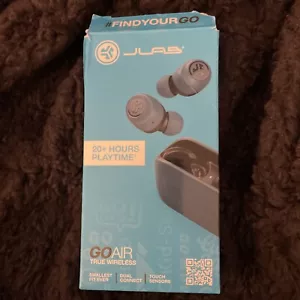 Neu JLab Audio Go Air True drahtlose Bluetooth Ohrhörer + Ladehülle - blau - Bild 1 von 4