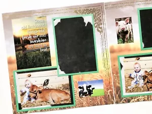 Bauernhof Sammelalbum Seiten, vorgefertigte Bauernhofseiten, Bauernhof Sammelalbum Layouts, Bauernhofseiten - Bild 1 von 9