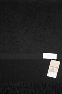 Women's Pashmina Scarf Wrap Shawl,Paisley Black,Silk Cashmere*Soft*027 - Picture 1 of 3