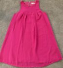 Altar’d State Bright Neon Barbie Pink Lined Sleeveless Shift Swing Dress Sz XS