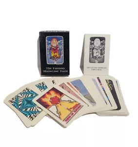 1980 THE FANTASY SHOWCASE TAROT By MAXINE MILLER 84 CARDS BOOKLET IN BOX - Picture 1 of 6