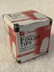 NUEVO - Puntas de dedo de goma Swingline 54035, tamaño 11-1/2 mediano, caja de 12 - Imagen 1 de 4