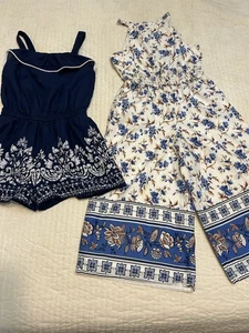 2 Janie & Jack Girls Jumpsuits Size 6 - Picture 1 of 8