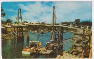 MAINE OGUNQUIT PERKINS COVE POSTED 1962 TO FLORENCE HART, WOODBRIDGE NEW JERSEY - Picture 1 of 2