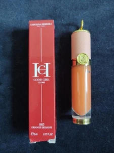 Carolina Herrera Full Size Good Girl Lip Gloss 985 Orange Delight New In Box .17 - Picture 1 of 16