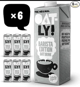 Oatly Barista Oat Drink Long Life 6 x 1Litre(Pack of 6) long date - Picture 1 of 2
