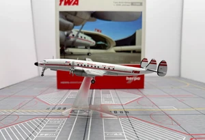 1:200 Herpa TWA Lockheed L-1649A Passenger Airplane Diecast Aircraft Plane Model - Picture 1 of 11