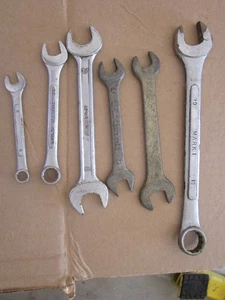 METRIC END WRENCHES--LOT OF 6 WRENCHES - Bild 1 von 1