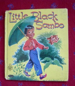 Vintage ~ Little Black Sambo ~ 1953 Whitman Publishing Tell-a-Tale Hardcover Buch, - Bild 1 von 9