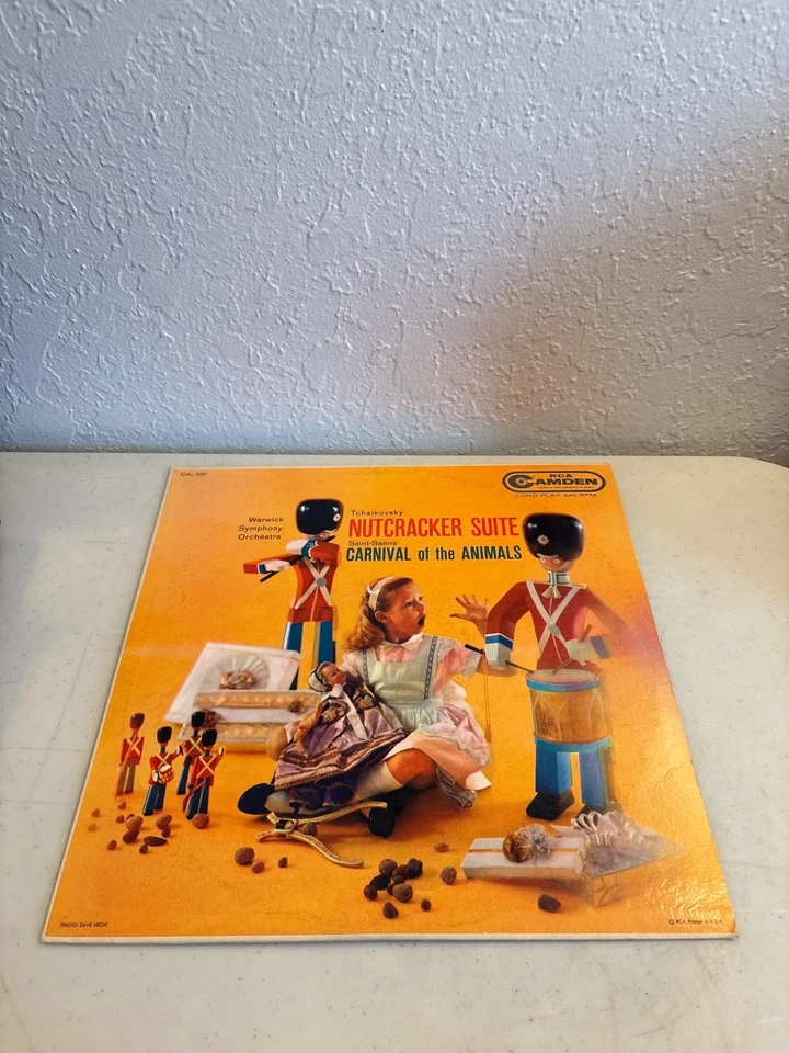 NUTCRACKER SUITE/ CARNIVAL OF THE ANIMALS VINYL RECORD LP 1953 RCA CAMDEN VG+ Foto 1 de 4