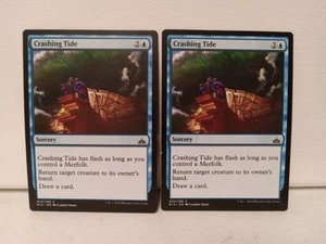 x2 Crashing Tide J22 Playset MTG M/NM Blue Common Sorcery CCG TCG - Picture 1 of 2