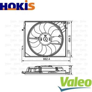 FAN RADIATOR 696881 FOR RENAULT MEGANE/IV/Hatchback/Grandtour TALISMAN 1.5L 4cyl - Picture 1 of 6