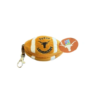 UT  University Of Texas NCAA Plush Football Toy with Miniature Bear Inside NWT - Picture 1 of 6
