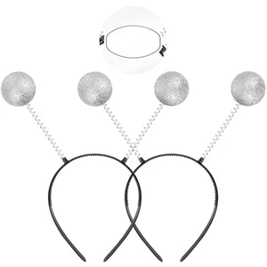 2 Pcs Foam Ball Headband Child Miss Creative Headbands Party Headpieces - Picture 1 of 12