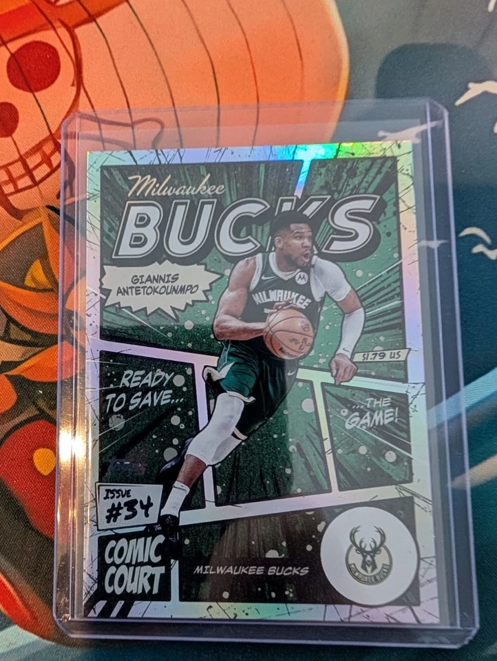 2025-2026 Topps Giannis Antetokounmpo Comic Court #CC-3 SSP CASE HIT - Bild 1 von 3