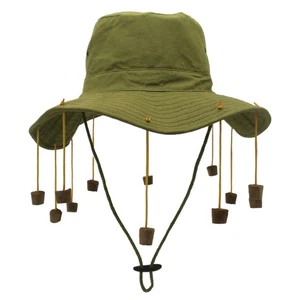 Australian Hat With Cork Head Guard Caps Fancy Style Dress Hats Bucket Cap  - Picture 1 of 7