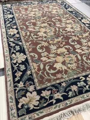 Couristan Renaissance Coll. Arboretum Floral 4525-0030 5'6x8'6 100% wool rug - Image 1 of 4