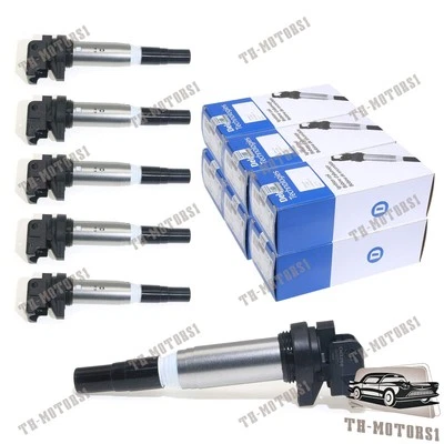 6PCS OEM Delphi Ignition Coil Metal for BMW X3 X5 325 335 535 12138616153 Foto 1 de 4