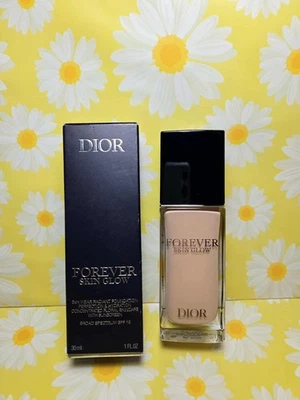 DIOR FOREVER SKIN GLOW 24H FOUNDATION 1 CR COOL ROASY / GLOW  1 Oz  New In Box - Image 1 of 4