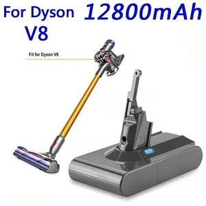 9800mAh V8 Batteria Al Litio per Aspirapolvere Dyson V8 SV10 V8 Absolute Fluffy - Foto 1 di 8