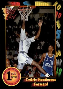 1991-92 Wild Card Cedric Henderson Georgia Bulldogs #87 - Picture 1 of 2