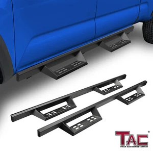 TAC Running Boards for 07-18 Chevy Silverado/GMC Sierra 1500 Crew Cab Nerf Bars - Picture 1 of 11