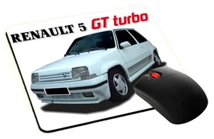 mouse pad, tappetino mouse R 5 GT TURBO car pc computer desktop - Zdjęcie 1 z 1