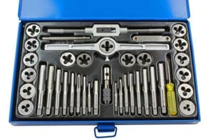 US Pro 40pc SAE Set Maschio Af Imperial 4-40 A 1/8-27 B2626 - Picture 1 of 5