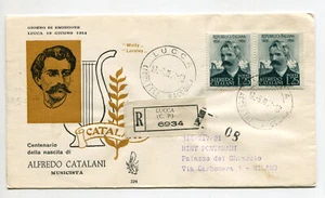 Catalani coppia su busta Venetia racc. - Photo 1 sur 1