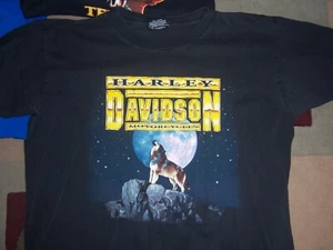 VINTAGE HARLEY- DAVIDSON BIKER STURGIS SHIRT LOT OF 17 MENS L 1982 - Picture 1 of 8
