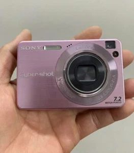 (90% NEW) Sony Cyber-shot DSC-W120 7.2MP 4x Optical Zoom Digital Camera Pink - Picture 1 of 8