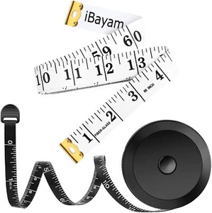 2 Pack Tape Measure Measuring Tape Tool for Body Fabric Sewing Tailor Cloth - Picture 1 of 11