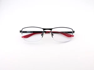 Puma Brille, nur Gestell, PE00990C0S 001, 54-19-140, Metall, schwarz, Halbrand - Bild 1 von 16