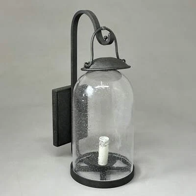 Aplique de pared HUDSON VALLEY Lighting Group condado de Napa vidrio de siembra/negro B5181-FRM Foto 1 de 4