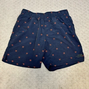 The North Face Class V Pull On Trunks Shorts Mens S Blue Axe Print Active Swim - Picture 1 of 5