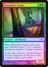 Wurmskin Forger FOIL Mirrodin NM Green Common MAGIC GATHERING CARD ABUGames