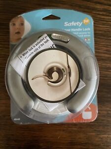 Safety 1ST NO Drill Lever Handle Lock 48448 Easy Adhesive Backing 