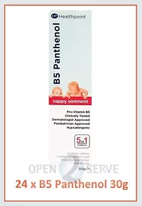 24x B5 Panthenol Nappy Care Ointment Baby Diaper Skin Rash Gentle Heal Cream 30g - Picture 1 of 4