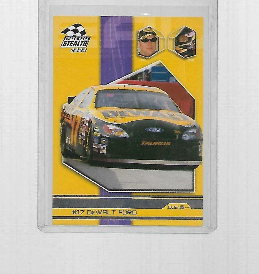 2004 PRESS PASS STEALTH RACING DEWALT FORD #38 - Image 1 of 1