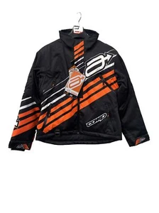 Arctiva Woman's Winter Comp Jacket Black and Orange SM 3121-0647 - Picture 1 of 2