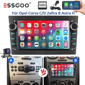 Android 14 Autoradio Für Opel Corsa C D Vectra Zafira B Astra H CarPlay GPS Navi - Bild 1 von 14